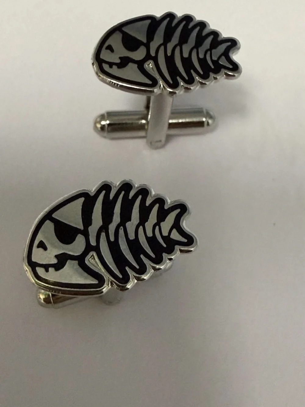FSM Jolly Pirate Fish Cuff Links